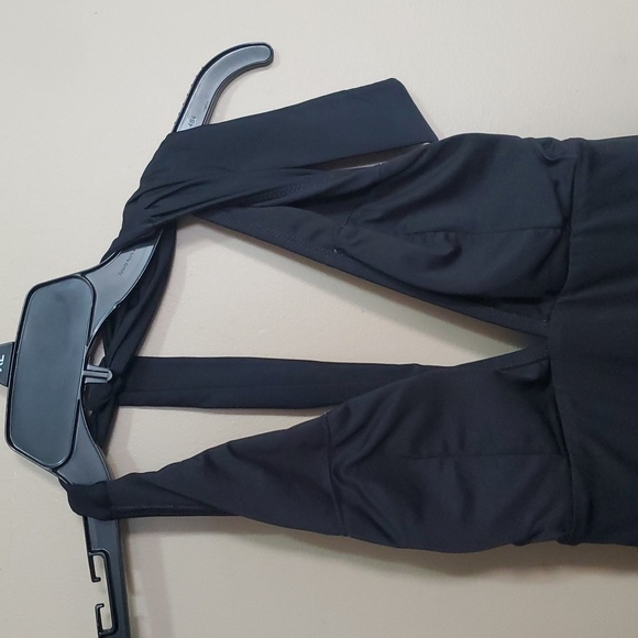 Cupshe Black Halter One-Piece Swimsuit Size Small - Picture 2 of 5